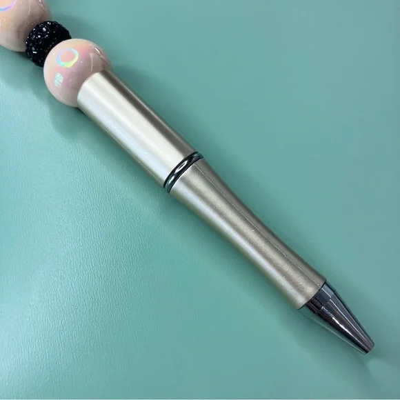 Silly Dachshund Hot Dog Handmade Beaded Pen - Picture 4 of 6